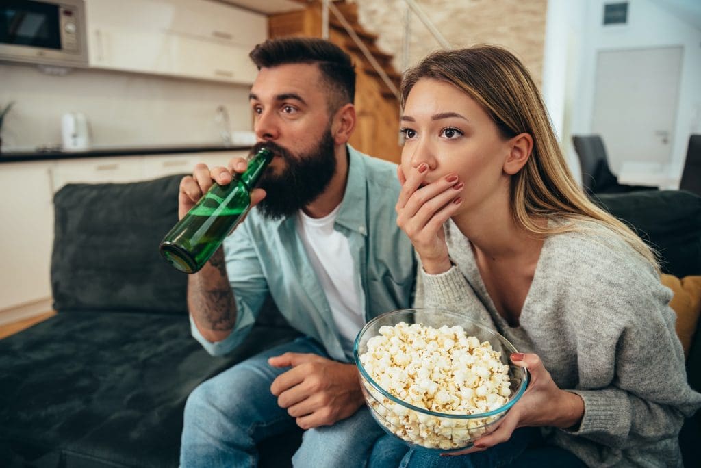 There's no better way to spend date night then the home theater